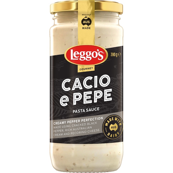 Leggo's Gourmet Cacio e Pepe Pasta Sauce 390g