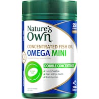 Nature's Own Concentrated Fish Oil Omega Mini Capsules