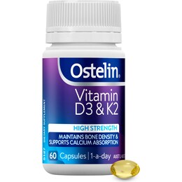 Ostelin Vitamin D3 & K2 High Strength 60 pack – Woolworths