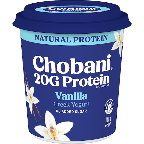 Chobani Protein Greek Yoghurt Vanilla 900g