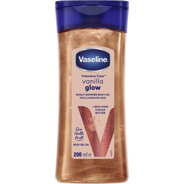 Vaseline Shimmer Body Oil Vanilla Glow 200mL