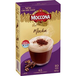 Moccona Coffee Sachets Mocha 10 pack – Woolworths