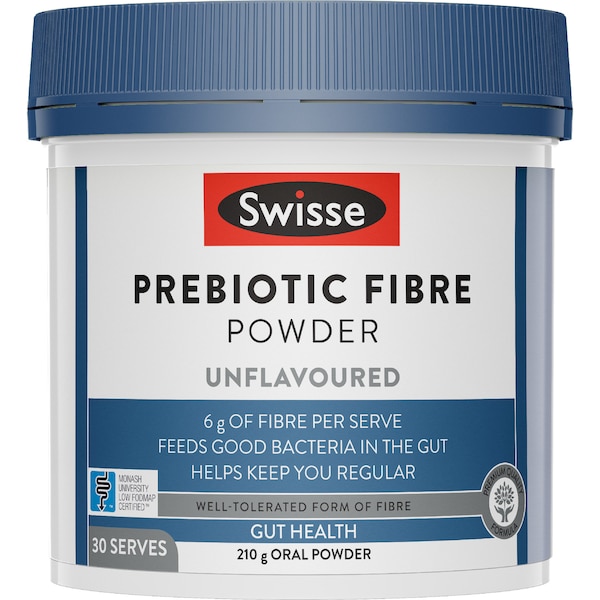 Swisse Prebiotic Fibre Powder Unflavoured 210g