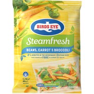 Birds Eye Steamfresh Frozen Beans Carrot & Broccoli