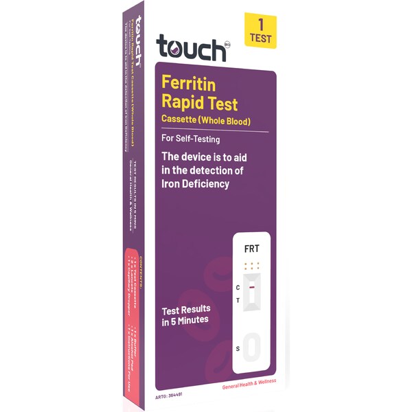 TouchBio Ferritin Iron Rapid Test each
