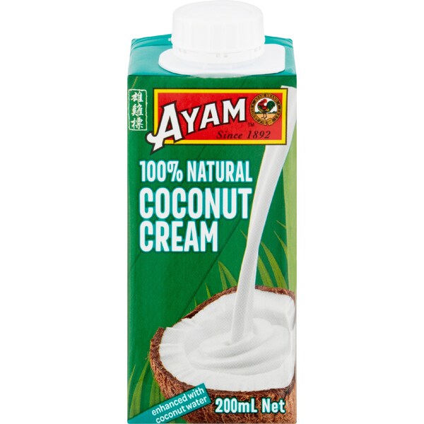Ayam Natural Coconut Cream 200mL