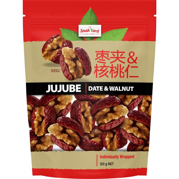 The SnakYard Jujube Date & Walnut 120g