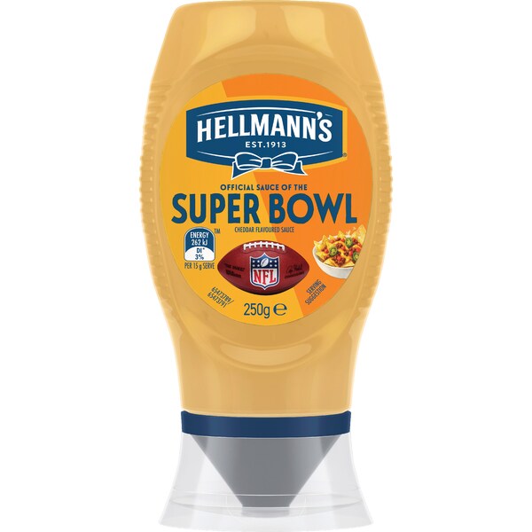 Hellmann's Super Bowl Cheddar Sauce 250g