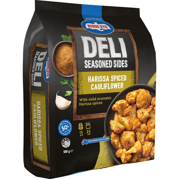 Birds Eye Deli Seasoned Sides Harissa Spiced Cauliflower 500g