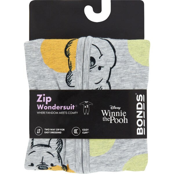 Bonds Baby License Zippy Wondersuit Size 0-1 Assorted each