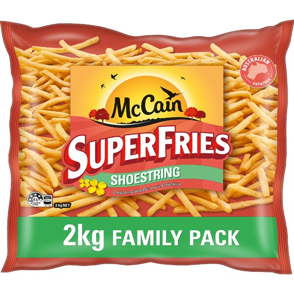 McCain Superfries Shoe String Family 2kg