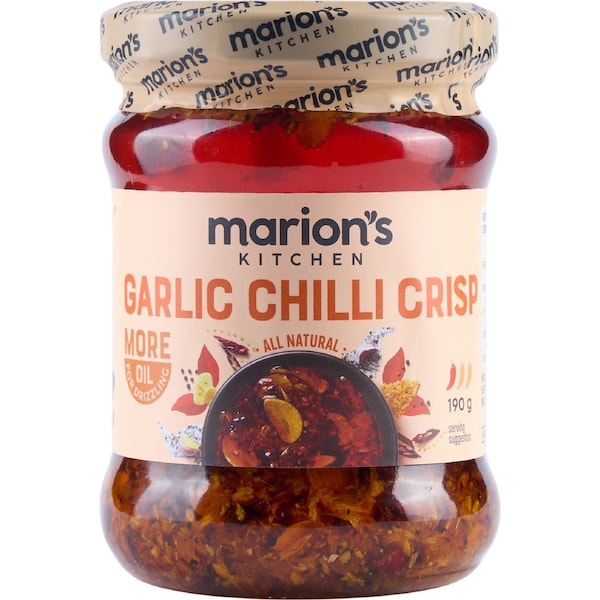 Marion's Kitchen Garlic Chilli Crisp Oil 190g