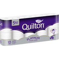 Quilton Platinum 5Ply White Toilet Tissue