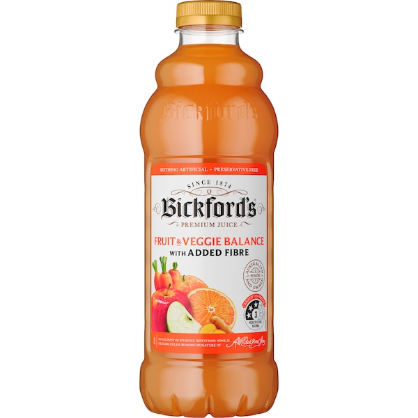 Bickford's Fruit & Veggie Balance Juice 1L