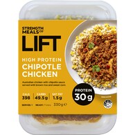 Strength Meals Co Lift High Protein Chipotle Chicken