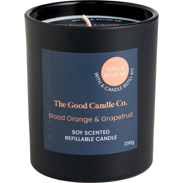 The Good Candle Co. Soy Scented Refillable Candle Blood Orange & Grapefruit 200g