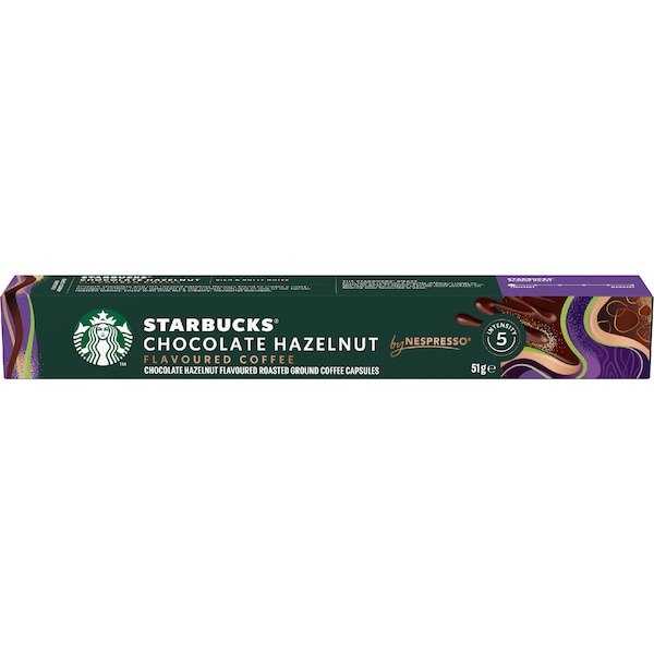 Starbucks by Nespresso Chocolate Hazelnut Coffee Pods 10 pack