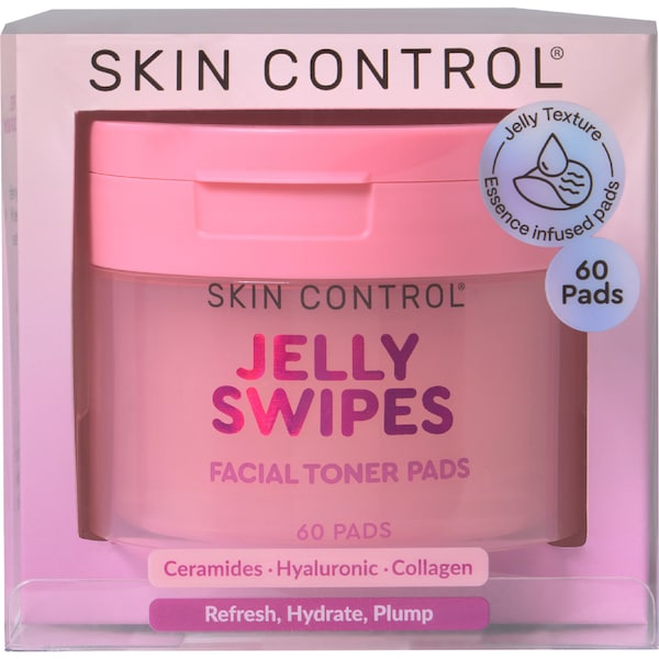 Skin Control Jelly Swipes Facial Toner Pads 60 pack