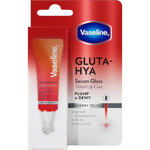 Vaseline Gluta-Hya Tinted Serum Lip Gloss Cherry Crush 10mL