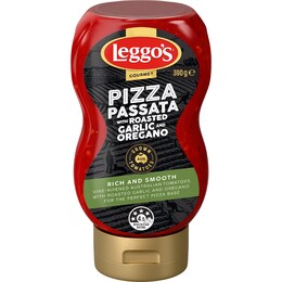 Leggo's Leggo's Gourmet Pizza Passata Sauce Garlic & Oregano 390g