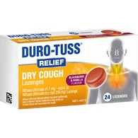 Duro-Tuss Relief Dry Cough Lozenges Blackberry & Vanilla