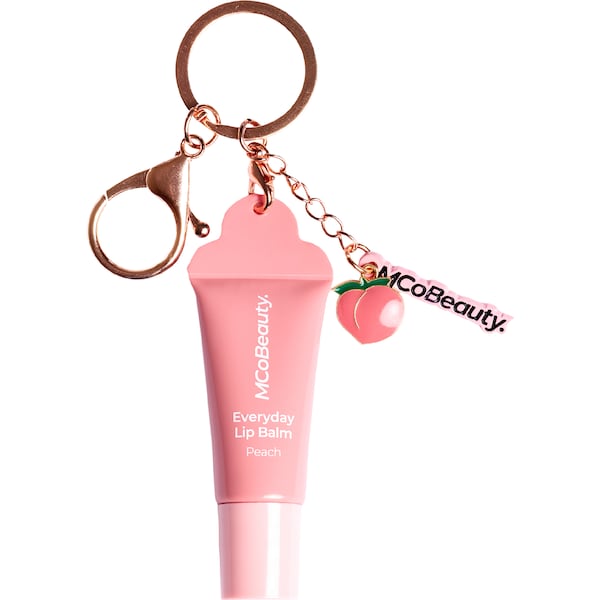 MCoBeauty Lip Balm Keyring Peach 7mL