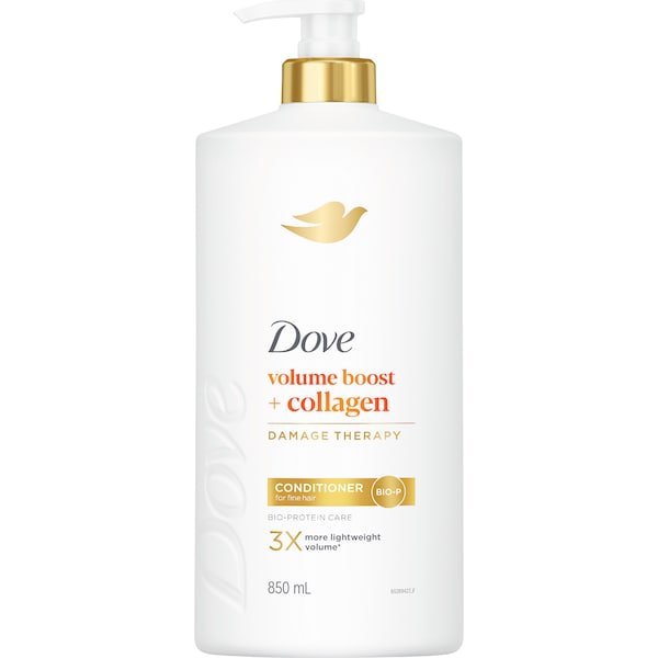 Dove Damage Therapy Volume Boost + Collagen Conditioner 850mL