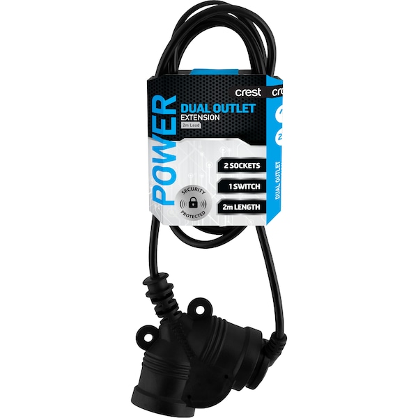 Crest Dual Outlet Extension 2m each