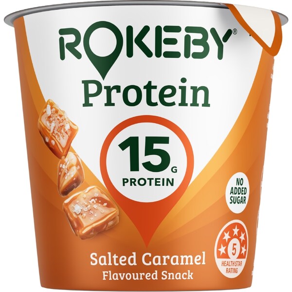 Rokeby Protein Snack Pot Salted Caramel 160g