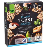 Woolworths Prawn Toasties With Ponzu Dip Sauce