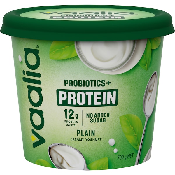 Vaalia Probiotics Protein Creamy Yoghurt Plain 700g