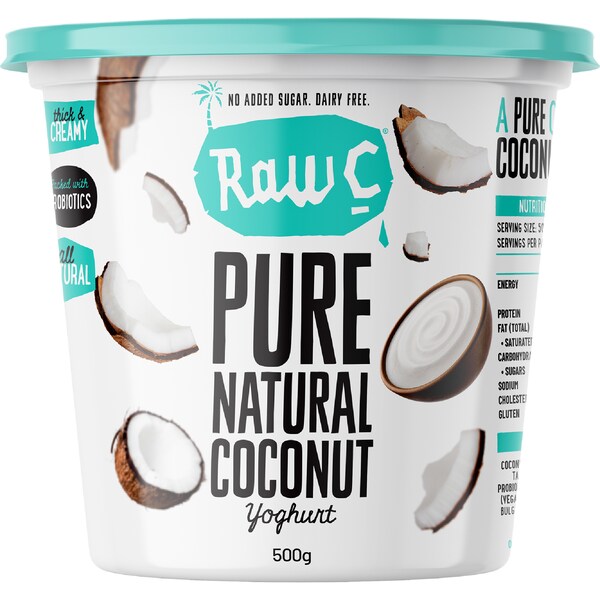 Raw C Natural Coconut Yoghurt 500g
