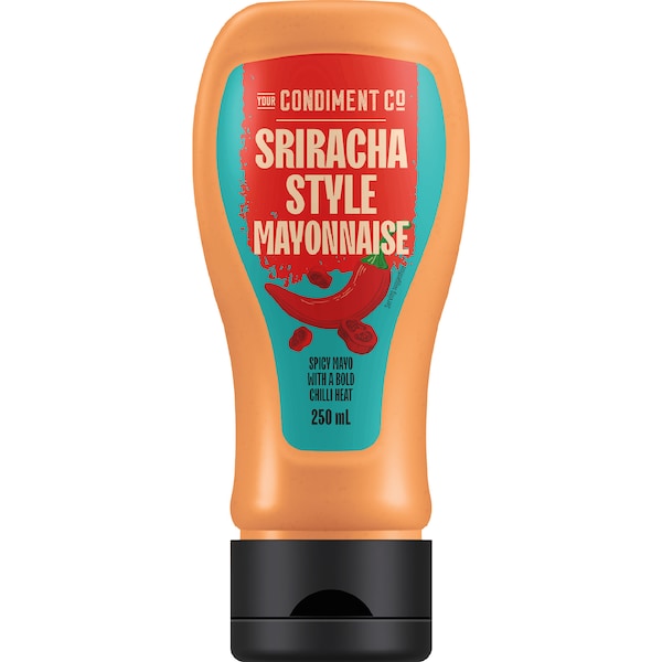 Your Condiment Co Sriracha Style Mayonnaise 250mL
