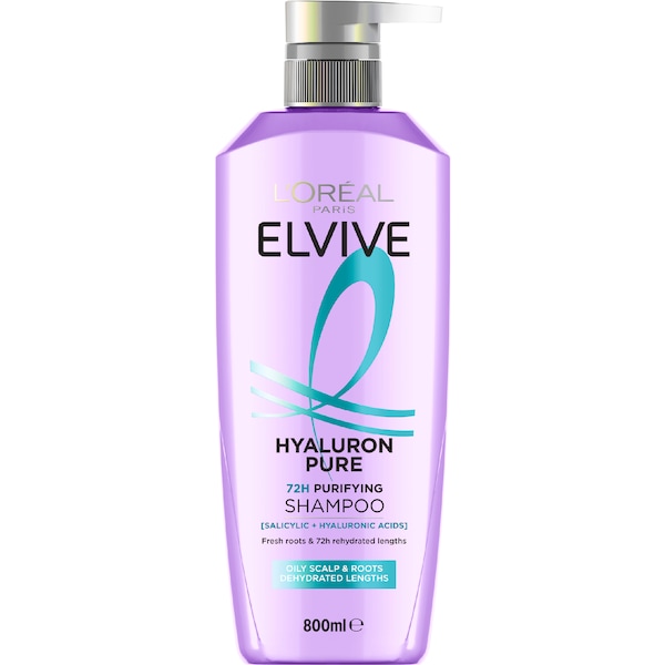 L'Oreal Paris Elvive Hyaluron Pure Shampoo 800mL