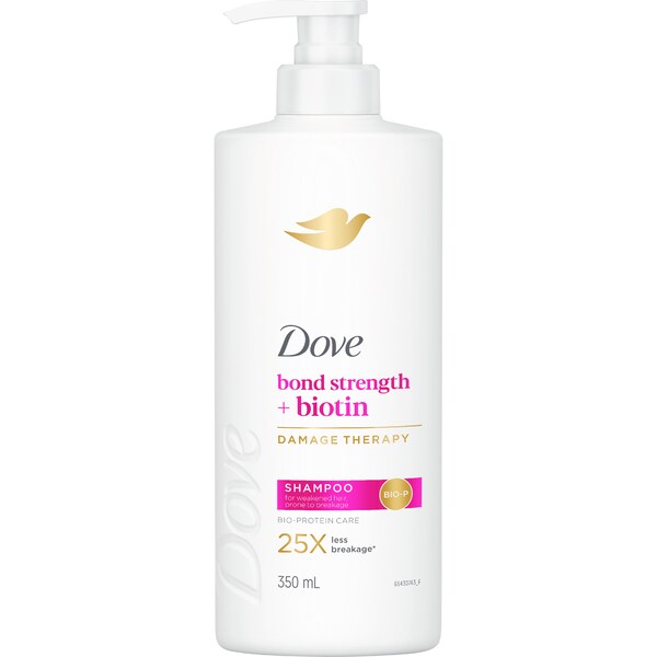 Dove Damage Therapy Bond Strength + Biotin Shampoo 350mL