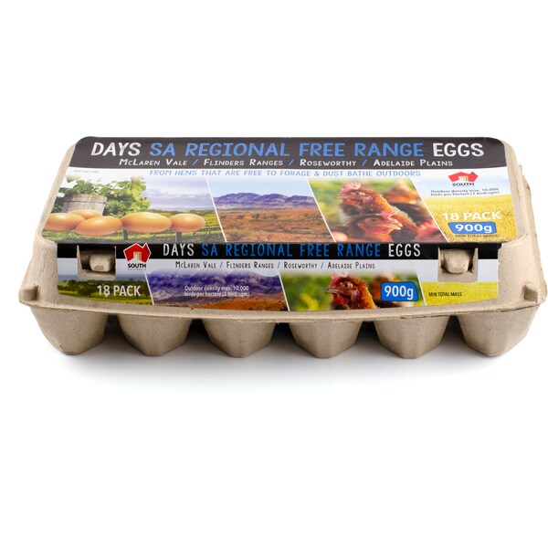 Days SA 18 Regional Free Range Eggs 900g