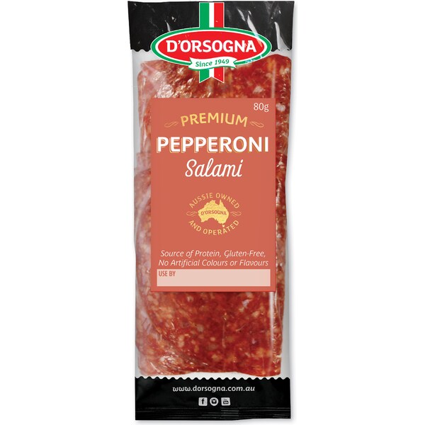 D'Orsogna Premium Pepperoni Salami 80g