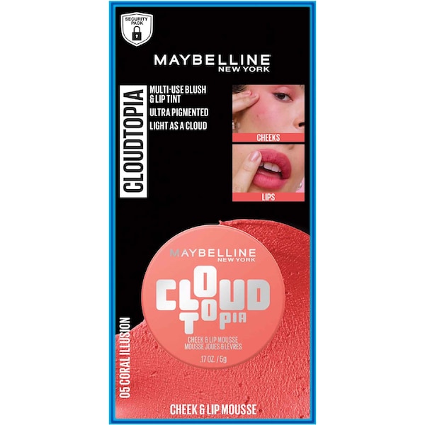 Maybelline Cloudtopia Blush Cheek & Lip Mouse Coral Illusion each