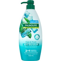 Palmolive Anti Dandruff Scalp Cool & Fresh Hair 2 In 1 700mL – Woolworths