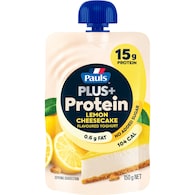 Pauls Plus+ Protein Yoghurt Pouch Lemon Cheesecake