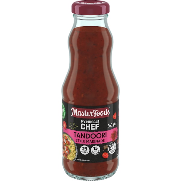 Masterfoods My Muscle Chef Marinade Tandoori Style 360g