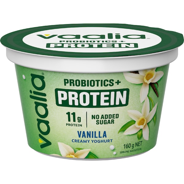 Vaalia Probiotics + Protein Yoghurt Pot Vanilla 160g