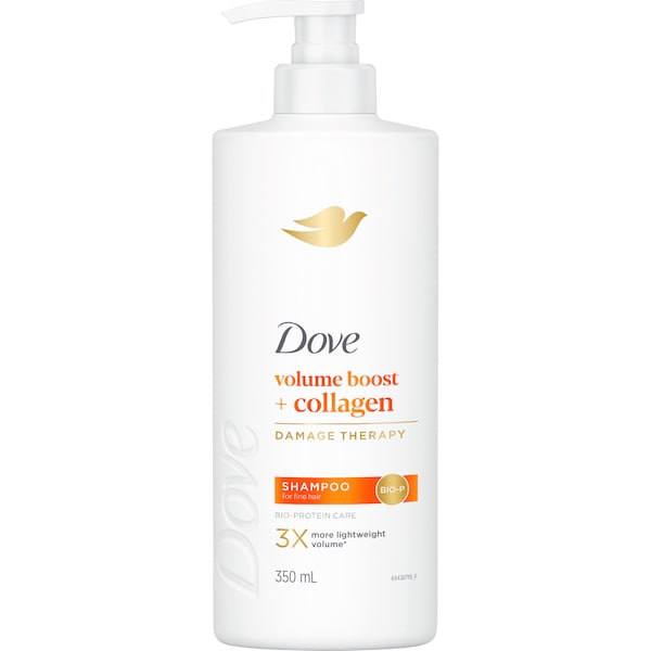 Dove Damage Therapy Volume Boost + Collagen Shampoo 350mL