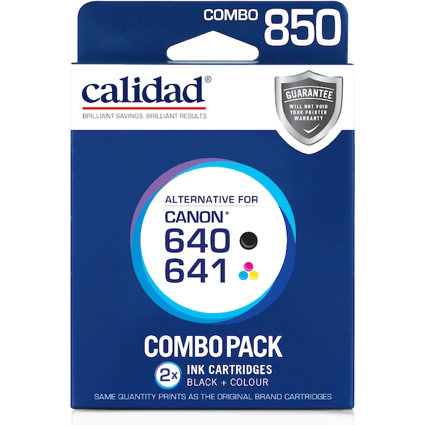 Calidad Canon PG-640 / CL-641 Ink Cartiridges 2 pack