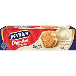 McVitie's Digestive Cream Biscuits Vanilla 100g – Woolworths