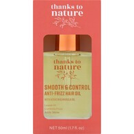 Thanks To Nature Smooth & Control Anti-Frizz Keratin & Marula Hair Oil