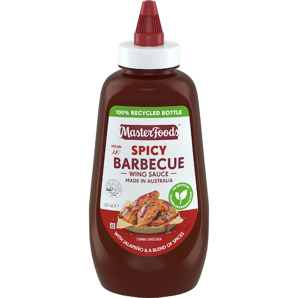 Masterfoods Spicy Barbecue Wing Sauce 500mL