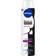 Nivea Black & White Authentic 72H Antiperspirant Aerosol