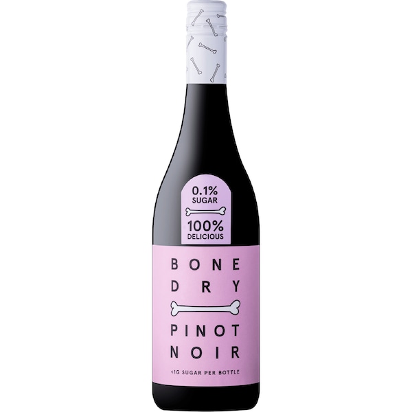 Bone Dry Pinot Noir Bottle 750mL