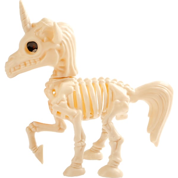 Halloween Small Skeleton Decoration Unicorn each